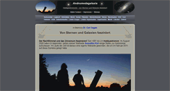 Desktop Screenshot of andromedagalaxie.de